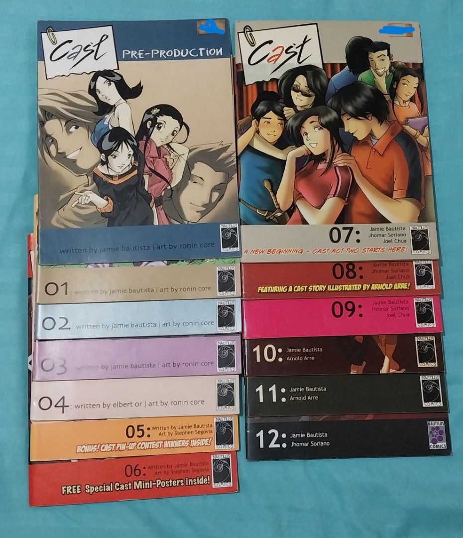 The Cast komiks complete set volumes 0-12, Hobbies & Toys, Books ...