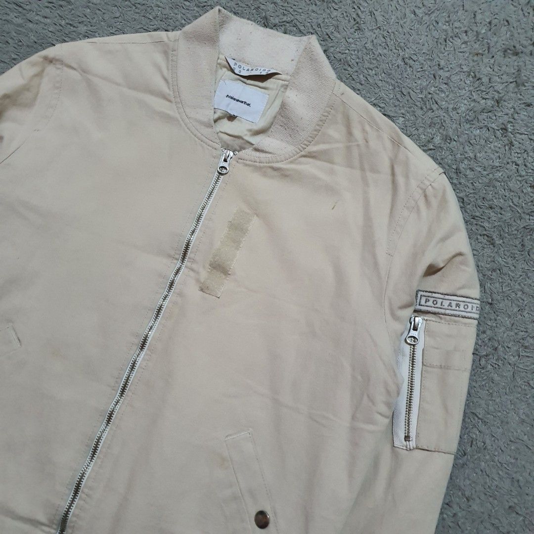 Polaroid bomber jacket best sale