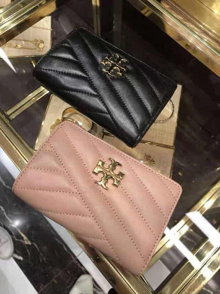 Tory Burch Kira Chevron Medium Slim Wallet