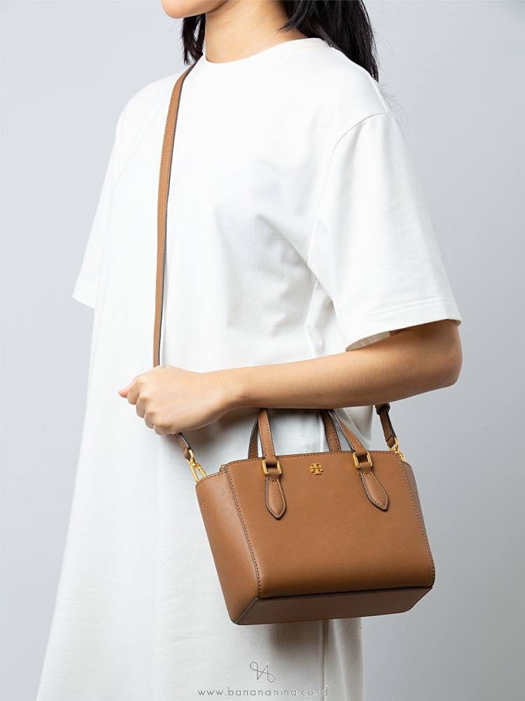 Tory burch emerson mini top zip tote sale