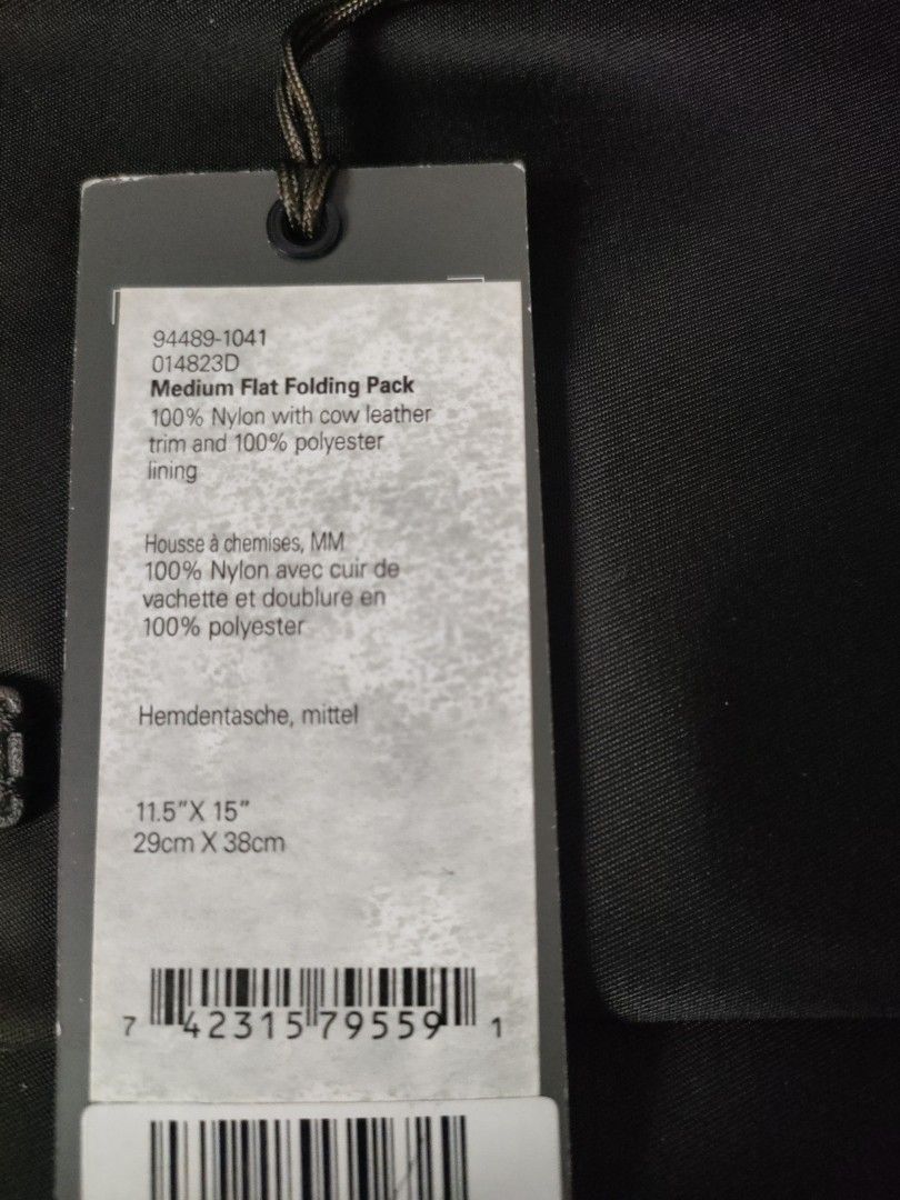 Tumi folding pack deals