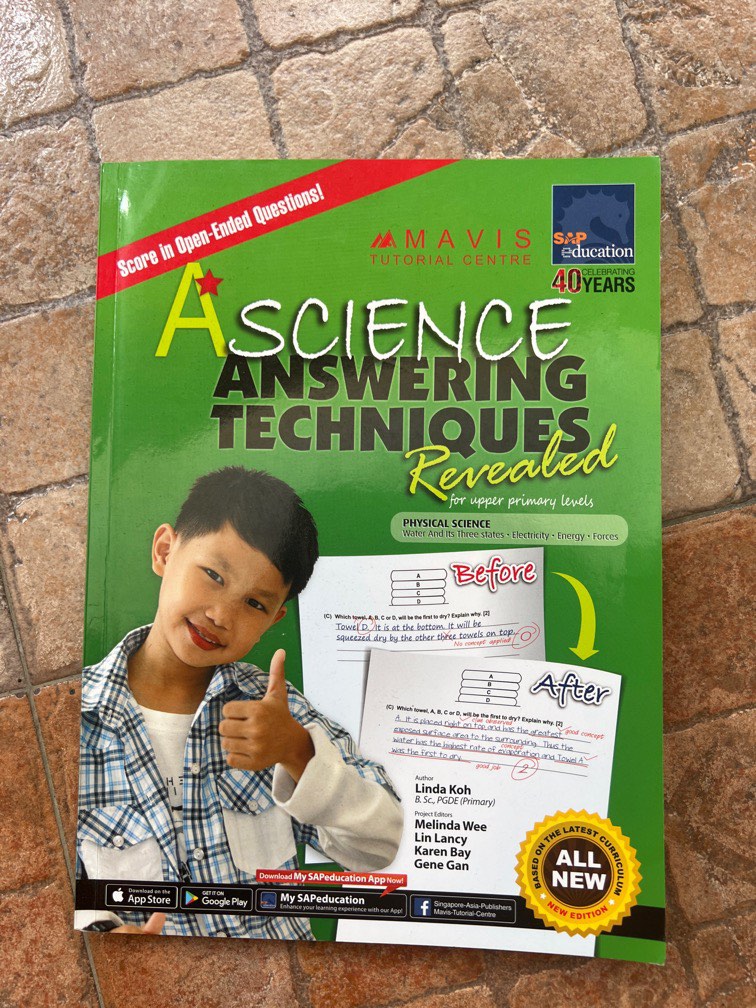 Upper Primary Science Answering Techniques Book Hobbies Toys Books