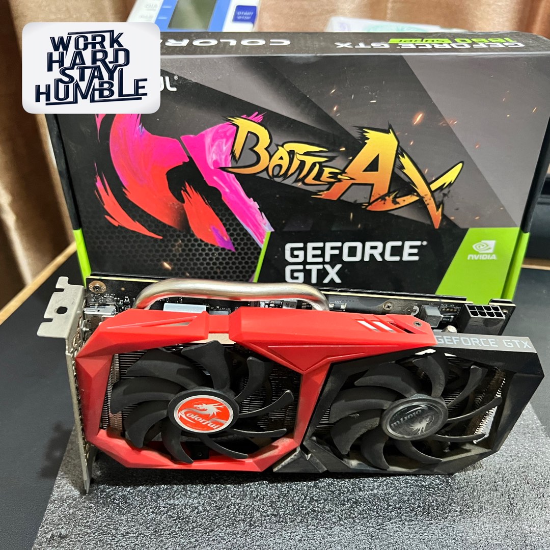 ［現状品］COLORFUL GeForce GTX 1660 Super COLORFUL GTX 1660 SUPER Battle Ax Graphics Card Review