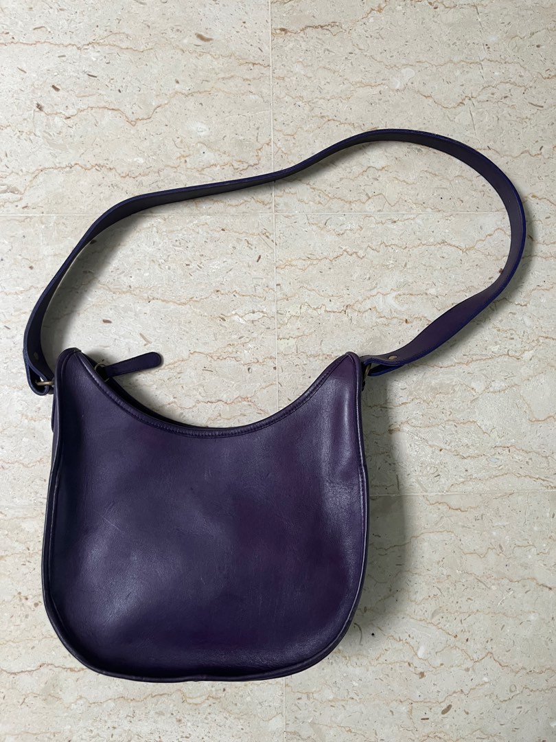 Vintage Coach Becket Shoulder Bag Purple 611 | eBay