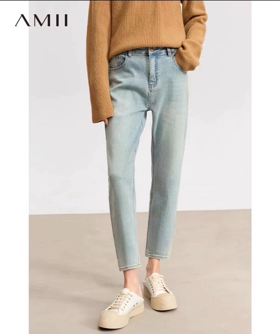 White deals washed jeans