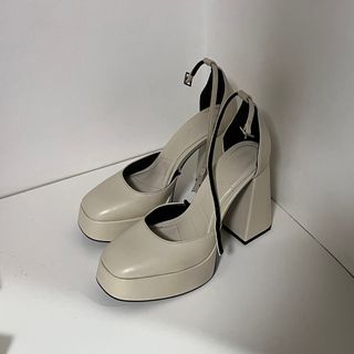 zara block heels