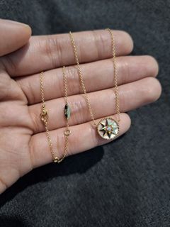 18K Rose des vents opal diamond / Dior Necklace