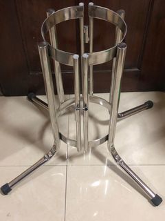 50lbs Medical Oxygen Tank base/stand/holder (Stainless)