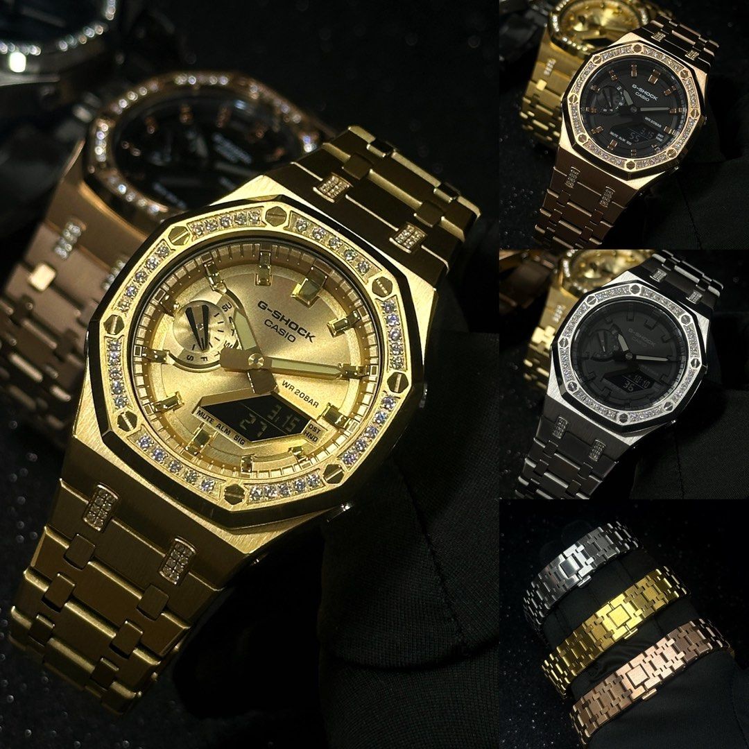 👨‍💼🧑‍💼 CasiOak GA-2100 Smart Series with Crystals perfect