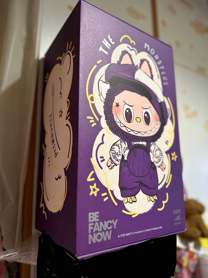 全新現貨LABUBU PRONOUNCE -BE FANCY NOW米蘭展限定版POP MART ～紫色 