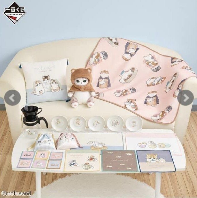 一番くじmofusand A賞C賞F賞, 興趣及遊戲, 玩具& 遊戲類- Carousell