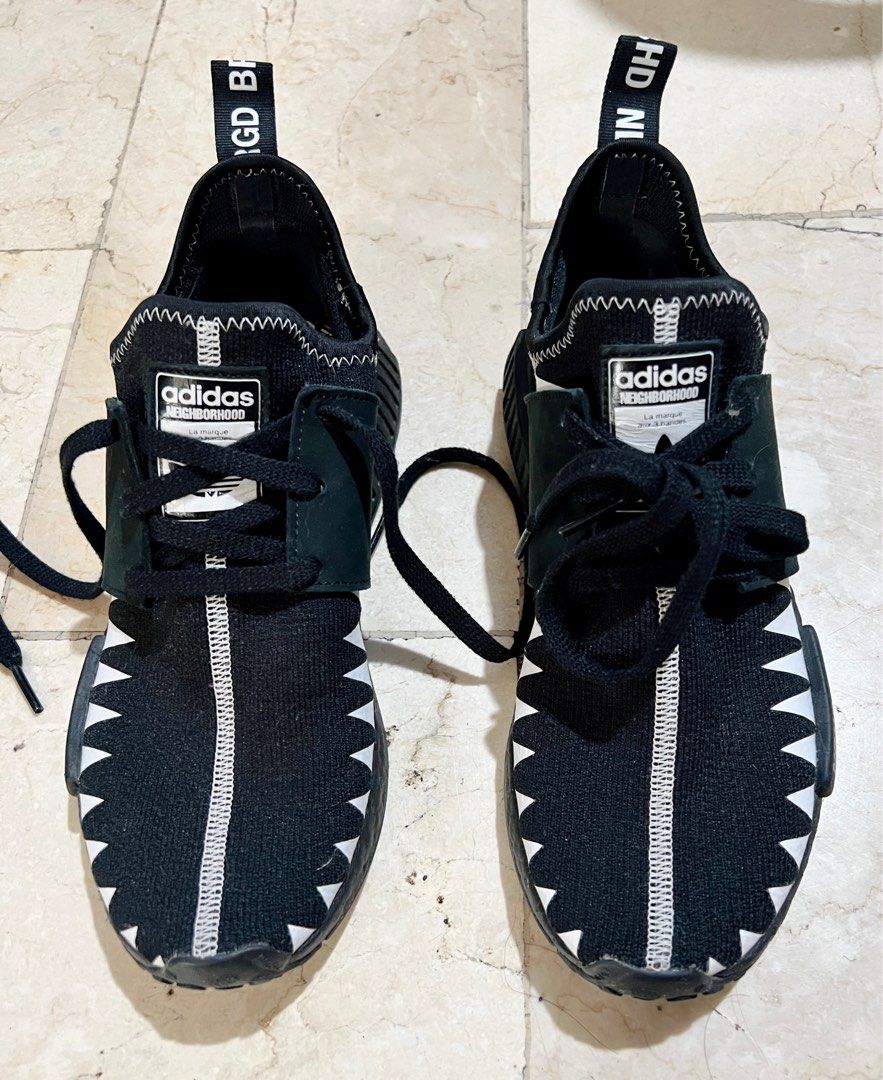 Adidas NMD R1 Neighborhood Core Black Men s Fashion Footwear Sneakers on Carousell