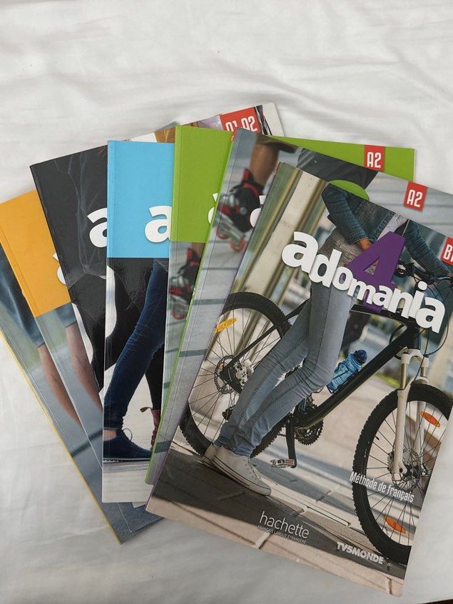 Adomania 1-4 French textbook, Hobbies & Toys, Books & Magazines ...