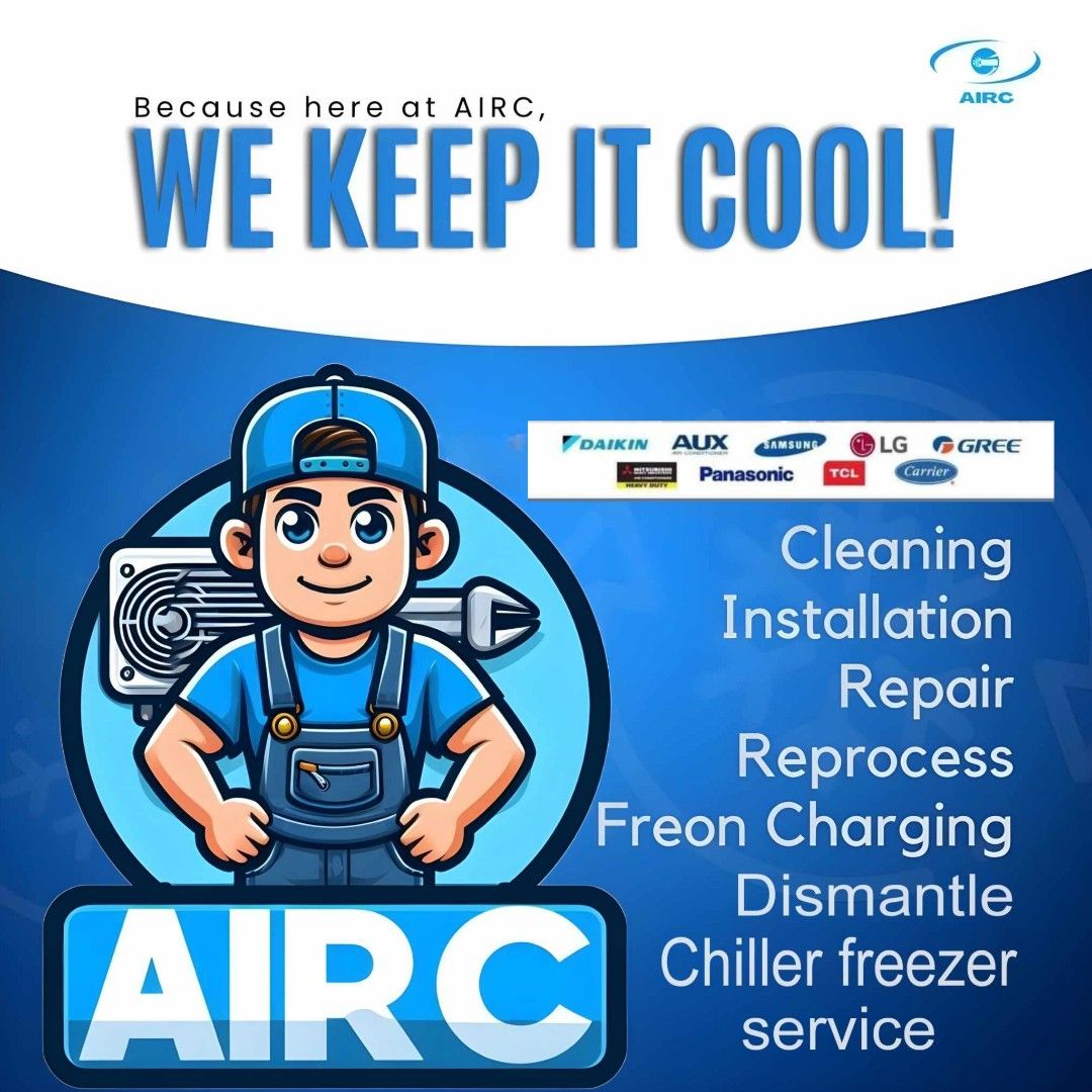 Aircon Cleaning Repair Install Service (Category: Aircon Services) located in Quezon City. Submitted by air_keon (Listing ID 1283464614, Image 1). Description: 💠Airc Airconditioning Service💠 🕳️ Aircon Installation 🕳️Aircon Repair 🕳️Ref and Chiller Repair 🕳️Refrigerant/Freon Charging 🕳️Reprocess 🕳️Cleaning 🕳️Dismantling 🕳️Pulldown Cleaning - we service all around Metro Manila - with service report and warranty 🪩contact us: 💠 0926676107