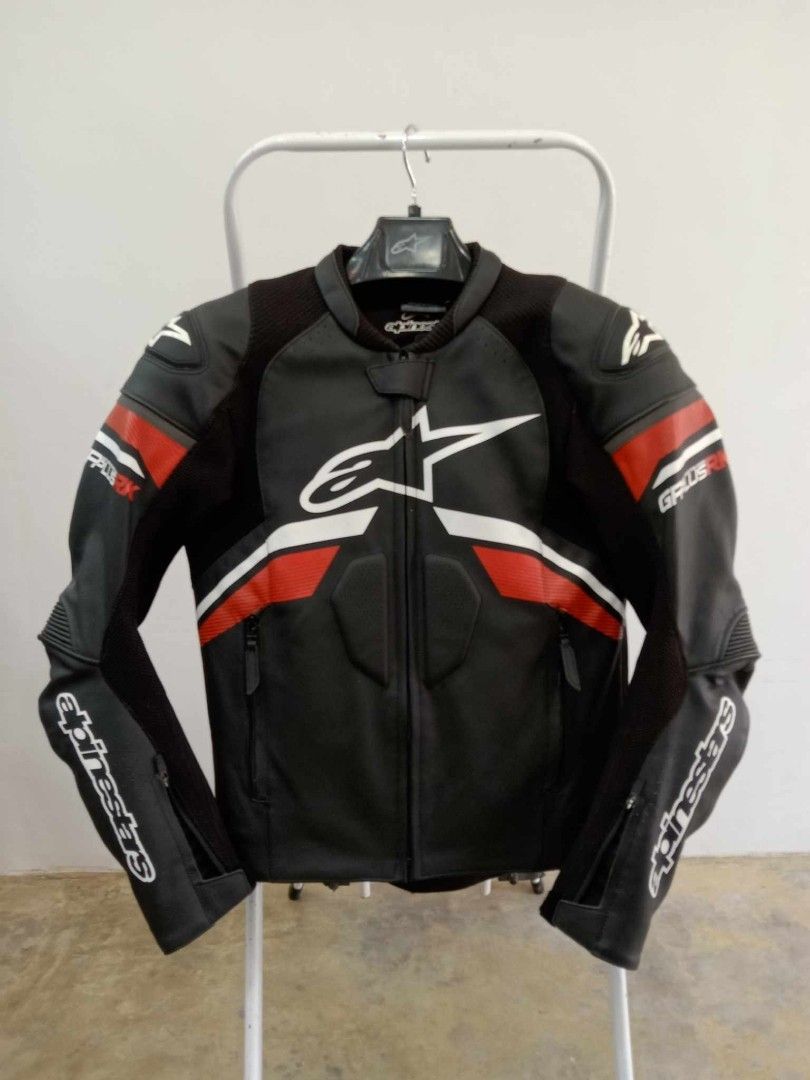 ALPINESTARS GP PLUS R V3 RIDEKNIT LEATHER JACKET DAINESE DUCATI KOMINE Men s Fashion Activewear on Carousell