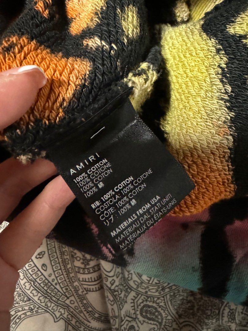 Amiri Reverse Tie Dye Hoodie Carousell