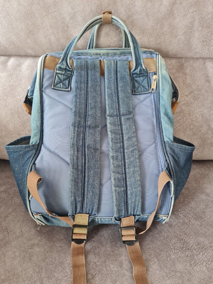 Anello Backpack Denim Blue Jeans