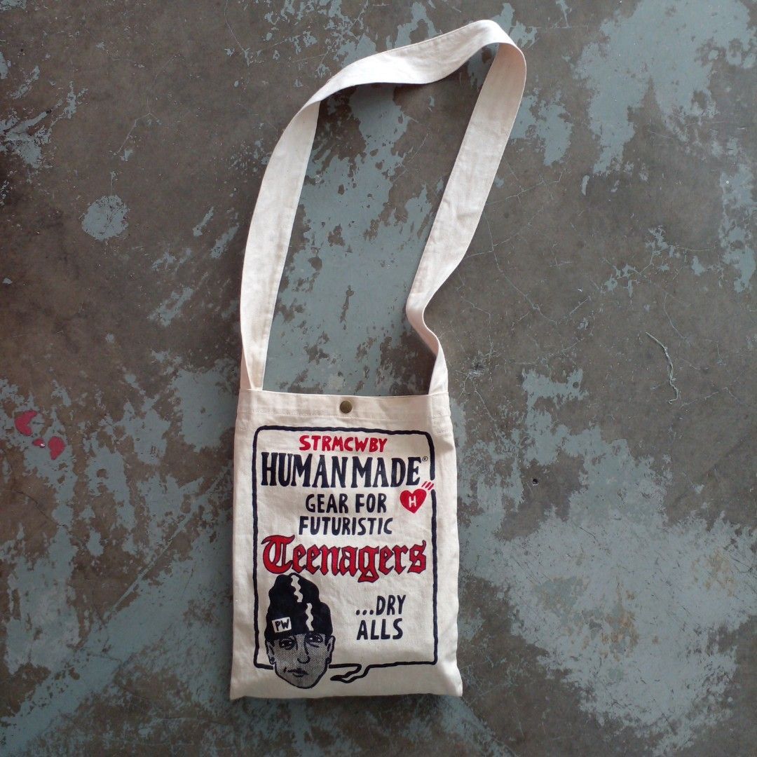 Authentic Human Made x Pharrell Williams Shoulder Tote Bag Sling