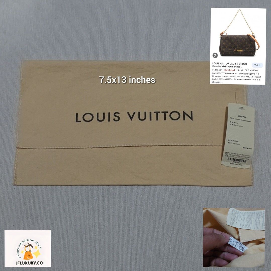 Authentic Louis Vuitton Favorite MM shoulder bag (Category: Luxury Bags & Wallets) located in Manila. Submitted by jfluxury.co (Listing ID 1293199035, Image 1). Description: excellent condition no flaws bought in Japan 🇯🇵 💯% Authentic. 😊 Money back guarantee. 😊 Clean and ready to use na po.