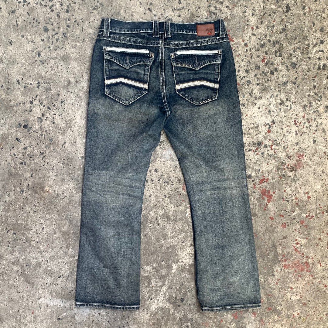 Mens axe and crown jeans cheap