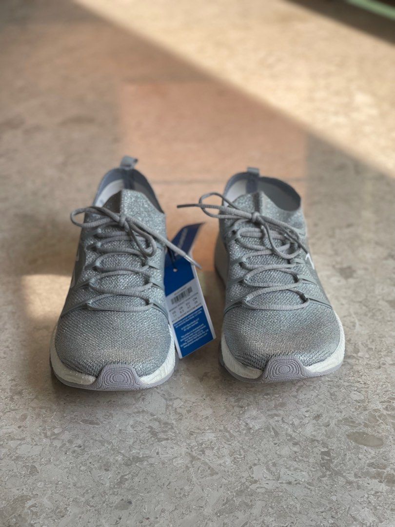 BNIB US 11 EU 43 Women s Sport Shoes Silver Grey Glitter Women s Fashion Footwear Sneakers on Carousell