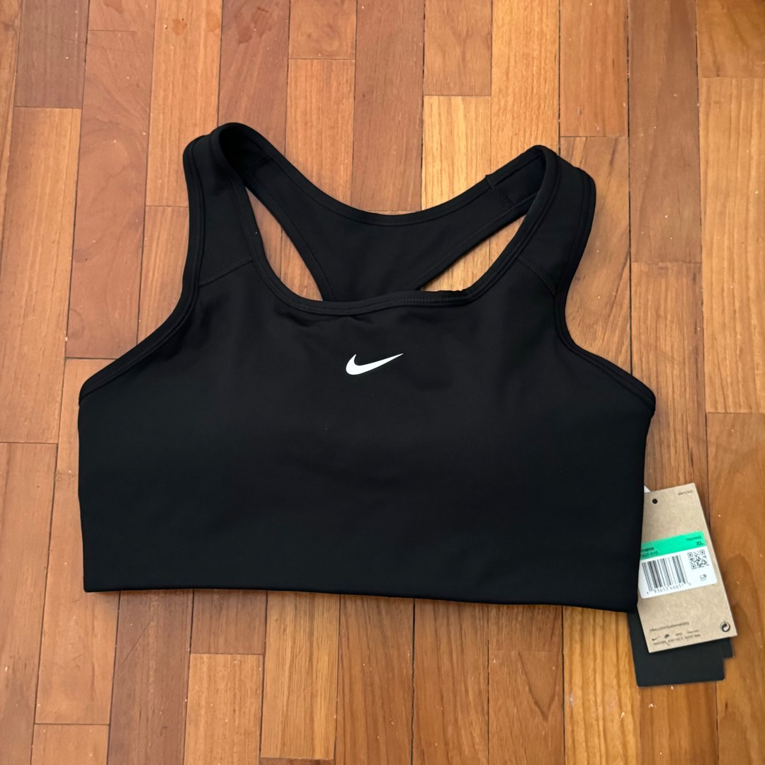 Nike Swoosh Luxe Sports Bra, Men's Fashion, Activewear on Carousell