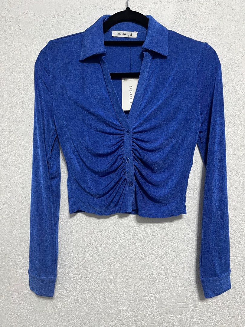 BNWT Terranova Cropped Long Sleeves Blue (Category: Longsleeves) located in Manila. Submitted by thefourthstore (Listing ID 1293177846, Image 1). Description: Brand New with Tag.