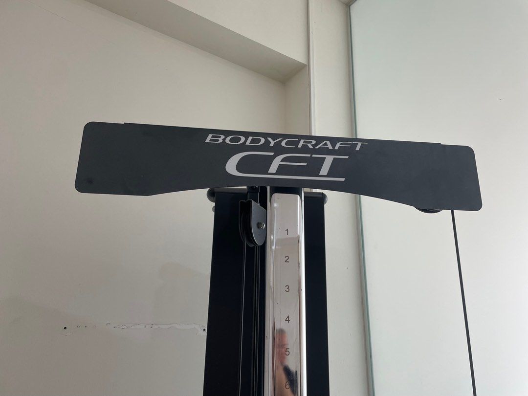 Bodycraft fitness gym CFT single cable column functional trainer crossover strength machine