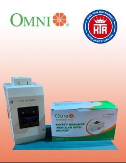 Brand New ROYU/OMNI Safety Breaker with Socket (20 Amperes)