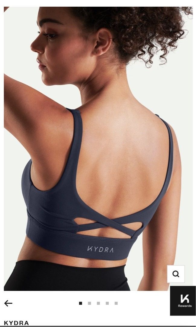 Kydra activewear yoga top Thalia bra smokewater size s, Women's Fashion,  Activewear on Carousell
