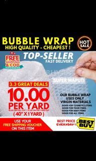 Bubble Wrap 40"x 1 yard