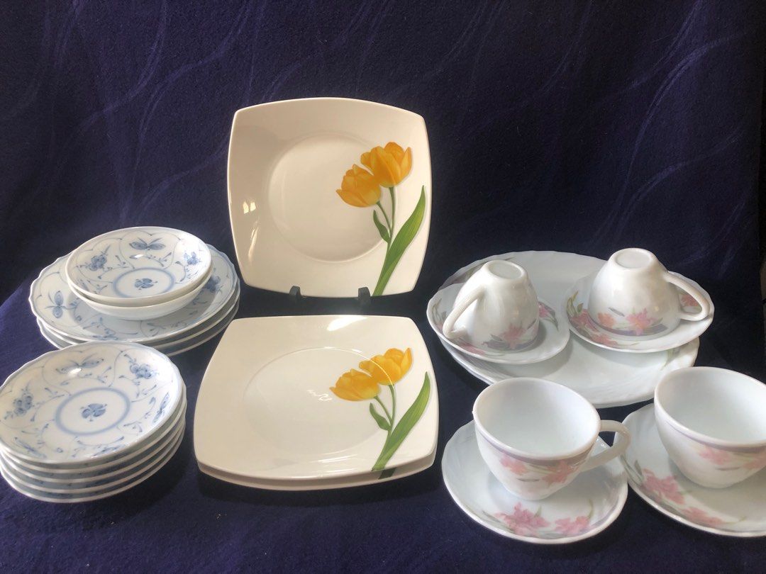 Bundle Sale Vintage Household Dishes Furniture Home Living Kitchenware Tableware Dinnerware Cutlery on Carousell