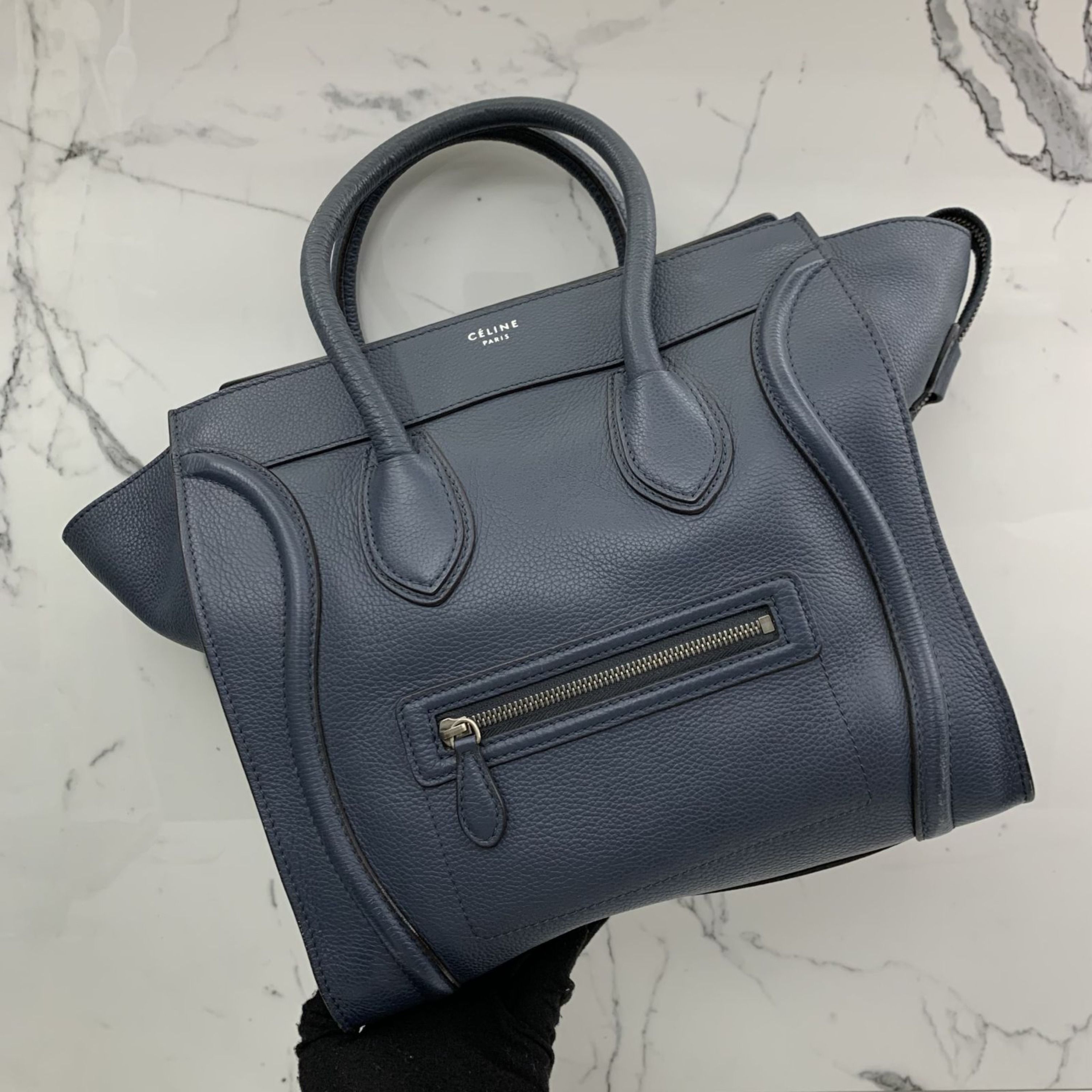 Celine blue handbag online