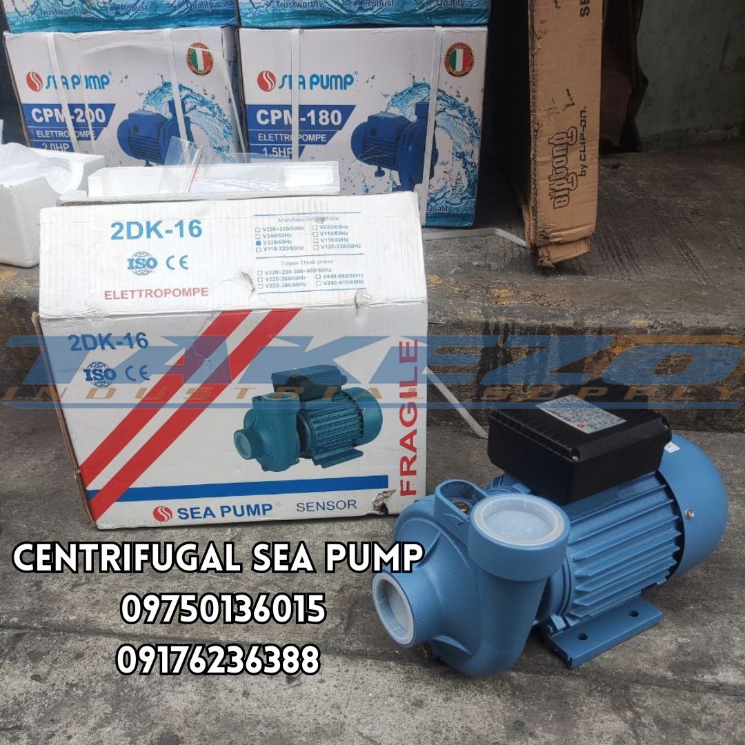 Centrifugal Sea Pump (Category: Industrial Equipment) located in Caloocan City. Submitted by gyucheolprincess (Listing ID 1293233460, Image 1). Description: 𝙏𝙖𝙠𝙚𝙯𝙤 𝙄𝙣𝙙𝙪𝙨𝙩𝙧𝙞𝙖𝙡 𝙎𝙪𝙥𝙥𝙡𝙮 𝐊𝐢𝐧𝐝𝐥𝐲 𝐂𝐚𝐥𝐥/𝐌𝐞𝐬𝐬𝐚𝐠𝐞 𝐮𝐬 𝐟𝐨𝐫 𝐲𝐨𝐮𝐫 𝐪𝐮𝐞𝐬𝐭𝐢𝐨𝐧𝐬 𝐚𝐧𝐝 𝐨𝐭𝐡𝐞𝐫 𝐢𝐧𝐪𝐮𝐢𝐫𝐢𝐞𝐬. Item: Centrifugal Sea Pump Specs: 2DK-16 / 1.5 HP 𝐀𝐋𝐋 𝐏𝐑𝐈𝐂𝐄𝐒 𝐀𝐑𝐄 𝐒𝐔𝐁𝐉𝐄𝐂𝐓 𝐓𝐎 𝐂𝐇𝐀𝐍𝐆𝐄 𝐖𝐈𝐓𝐇𝐎𝐔𝐓 𝐏𝐑𝐈