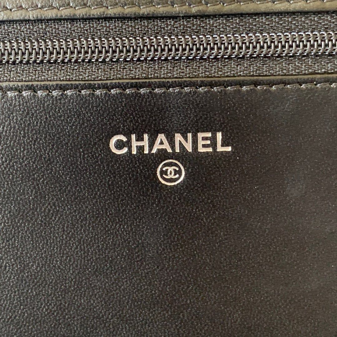 Chanel Leboy WOC (Category: Luxury Bags & Wallets) located in Manila. Submitted by decluttering_account (Listing ID 1293262883, Image 3). Description: Chanel Le Boy Wallet on Chain Series 26 Used once then stored With box, dust bag, receipt, and card.