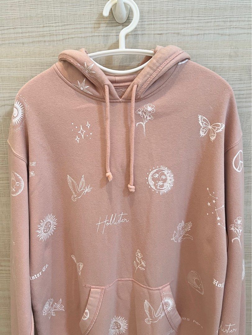 Charli D Amelio HOLLISTER pink hoodie Carousell