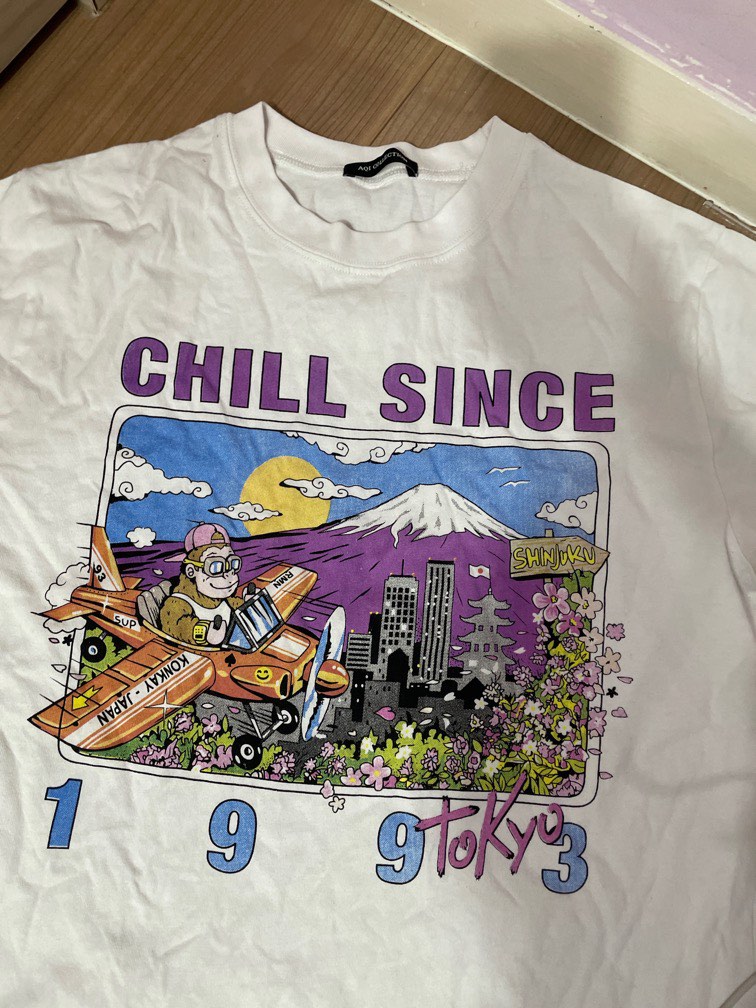 Brandy Melville Chill Since 1993 T-Shirt, Women's Fashion, Clothes on  Carousell