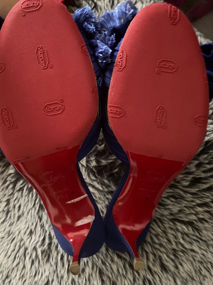 Christian Louboutin Crystal Slides