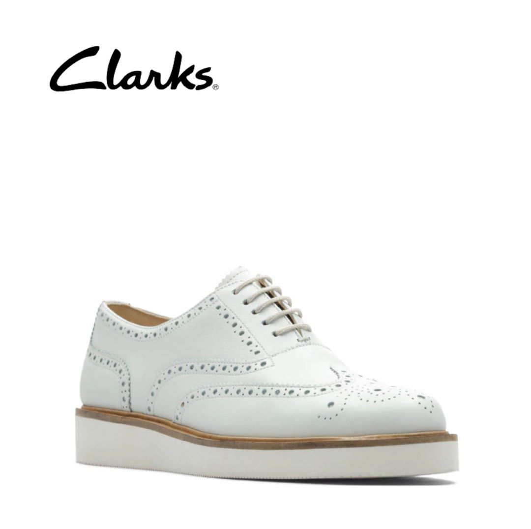 Clarks ladies brogue store