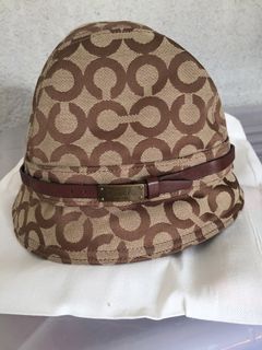 Coach Signature Jacquard bucket hat (brown)