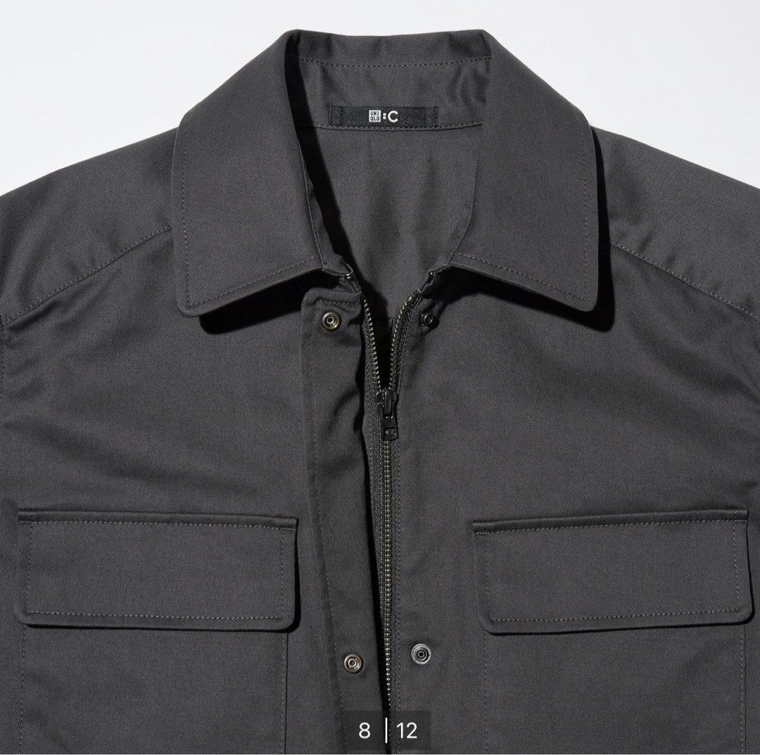 Cotton Blend Drawstring Jacket (Category: Coats, Jackets and Outerwear) located in Singapore. Submitted by pizzapowers (Listing ID 1293211113, Image 3). Description: Worn twice while overseas. Currently retails in sg for $79.90. Nice oversized boxy fit when the drawstring is loosened. I removed the drawstring as I prefer it with the boxy fit, but the drawstring will be provided separately. .