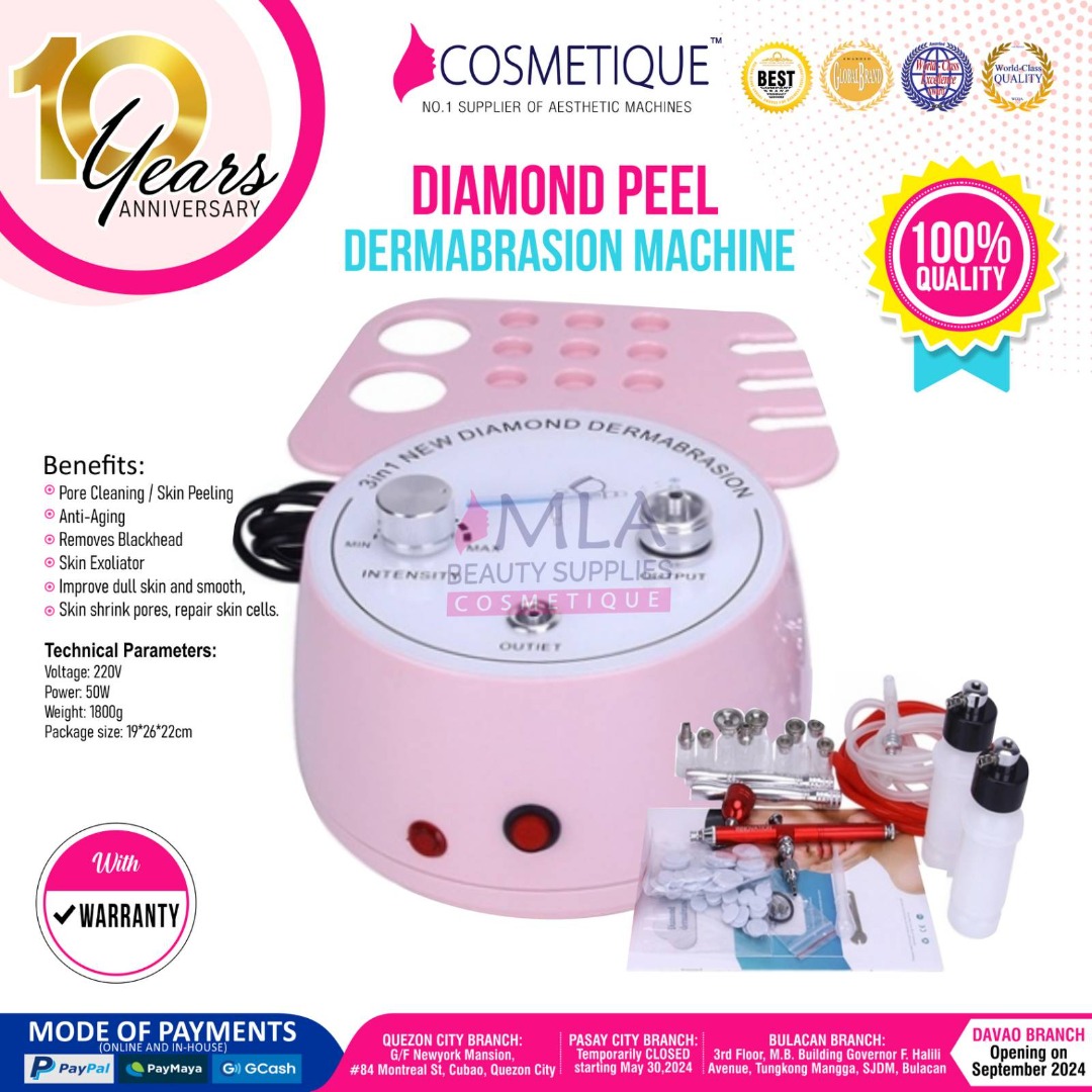 Diamond Peel Facial Machine, Beauty & Personal Care, Face, Face Care on ...