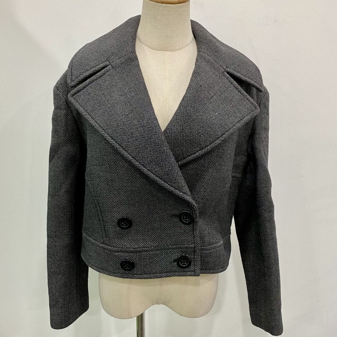 DKNY GREY TWEED COAT 247002514 WE Women s Fashion Coats Jackets and Outerwear on Carousell