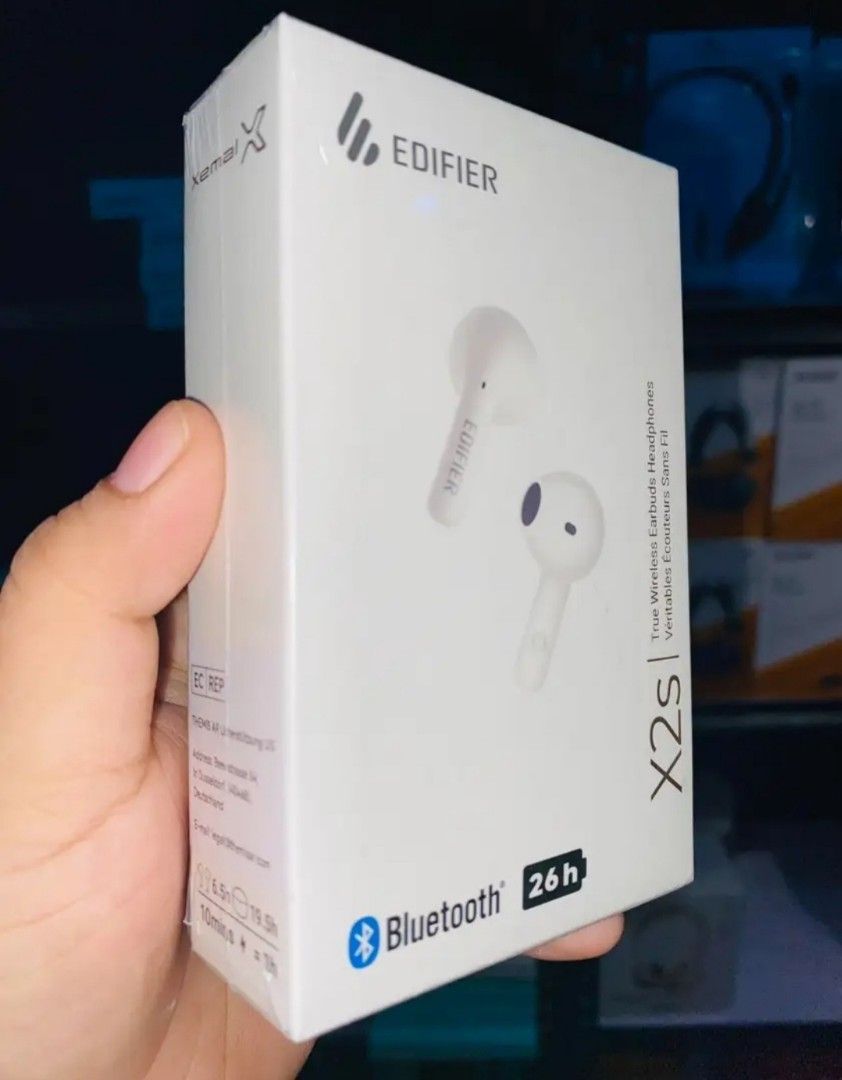 Edifier X2s TWS True Wireless Earbuds Earphone Bluetooth White (Category: Headphones & Headsets) located in Makati City. Submitted by techubstoreandaccessories (Listing ID 1293216780, Image 3). Description: Edifier X2s TWS True Wireless Earbuds Earphone Bluetooth White Ready for Pick-Up / Same Day Delivery Via Lalamove‼️ DETAILS: ✅ Actual Picture Posted. ✅BRAND NEW, SEALED, & ORIGINAL. ✅7 Days Replacement for Factory Defects and 1year Limited War