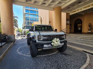 Ford Bronco Raptor Convertible Topdown Bridal Car Wedding Car Picture Vehicle Grooms Car