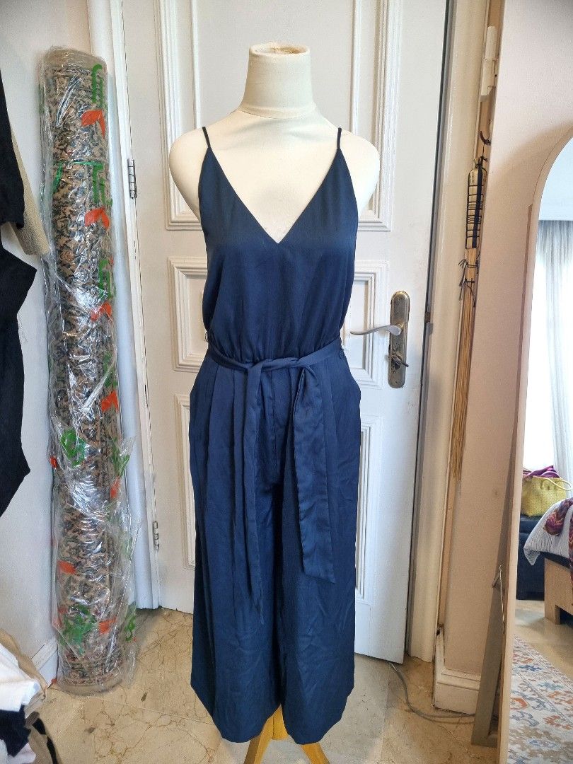 H M emerald green jumpsuit