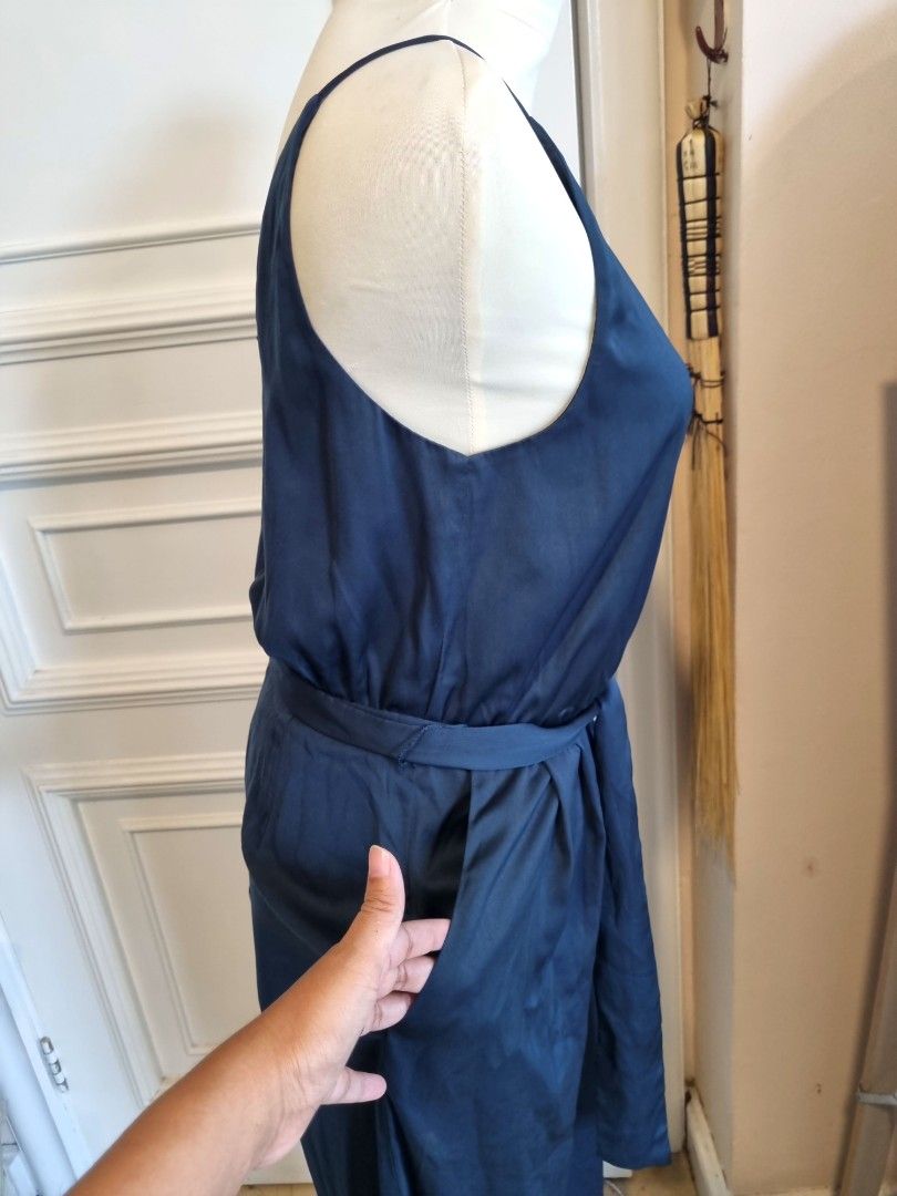 Emerald green jumpsuit h&m cheap