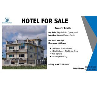 Hotel for Sale Sky Golftel - General Trias Cavite