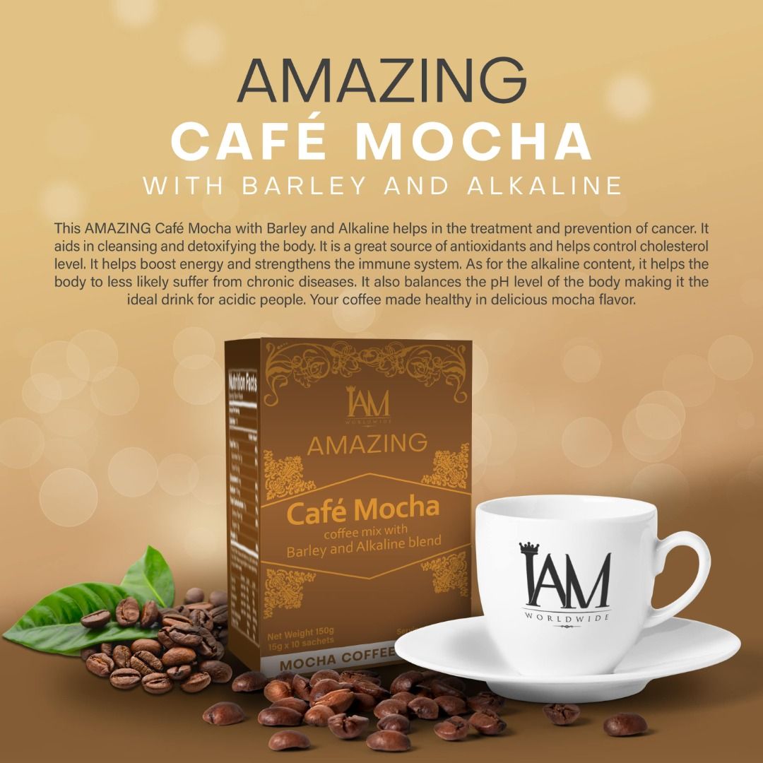 IAM Amazing Cafe Mocha (Category: Beverages) located in Quezon City. Submitted by thicc.co (Listing ID 1293330091, Image 2). Description: !!! Legit and On-hand !!! Money back guarantee if proven fake!! Per Box (10 Sachets) = PHP 750 Per Sachet = PHP 80.00 NOTE: Boxes may or may not be deformed upon arrival and can be attributed to the courier service. Rest assured we will package them and send pictures before shipment. DELIVERY/COURIER: lalamove/