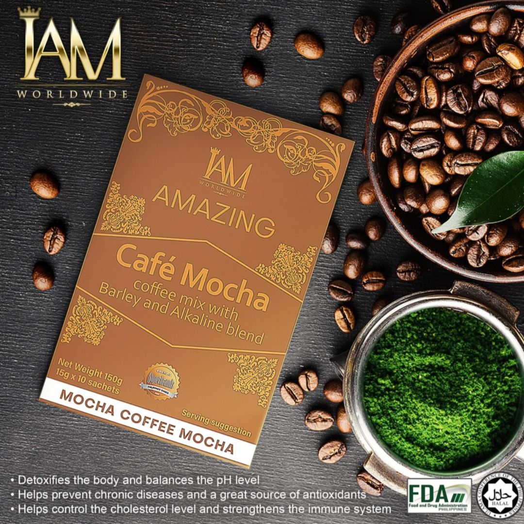 IAM Amazing Cafe Mocha (Category: Beverages) located in Quezon City. Submitted by thicc.co (Listing ID 1293330091, Image 3). Description: !!! Legit and On-hand !!! Money back guarantee if proven fake!! Per Box (10 Sachets) = PHP 750 Per Sachet = PHP 80.00 NOTE: Boxes may or may not be deformed upon arrival and can be attributed to the courier service. Rest assured we will package them and send pictures before shipment. DELIVERY/COURIER: lalamove/